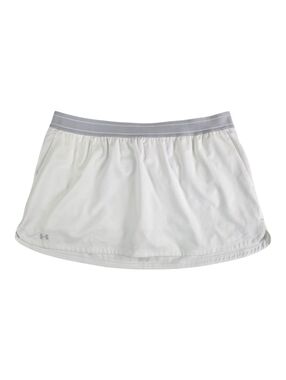 NWT Under Armour Women's Golf Tennis Skort Pockets Stretch Lightweight White 2XL